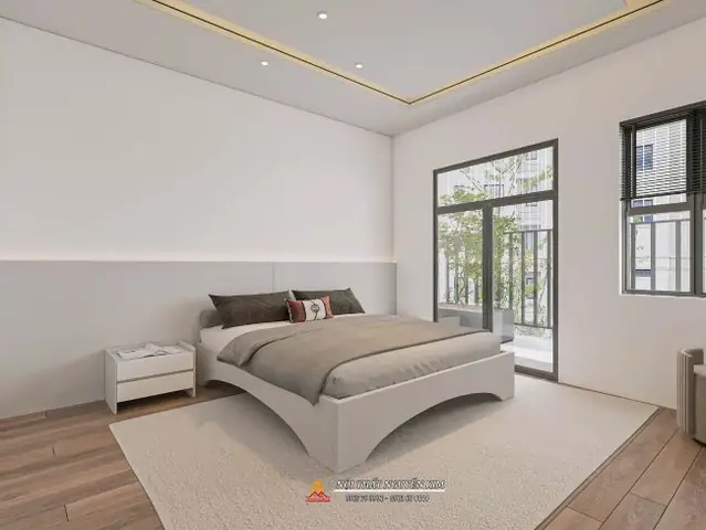 thiết kế phòng ngủ nhà phố