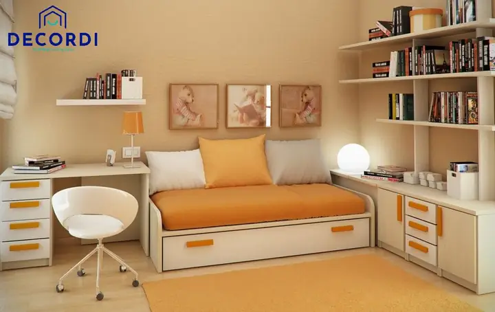thiết kế phòng ngủ nhỏ 2m2