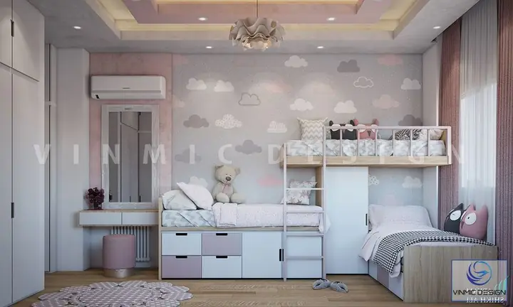 Hướng Dẫn Thiết Kế Phòng Ngủ Sinh Đôi Đầy Đủ, Tiện Nghi