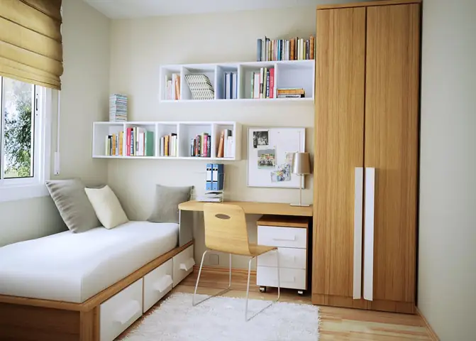 9. Top 10+ mẫu thiết kế phòng ngủ dài hẹp và hiện đại