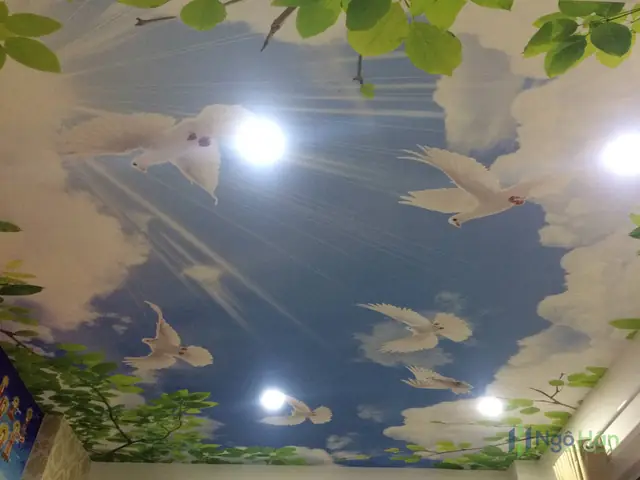 Mua tranh dán trần nhà 3d đẹp, rẻ ở đâu?