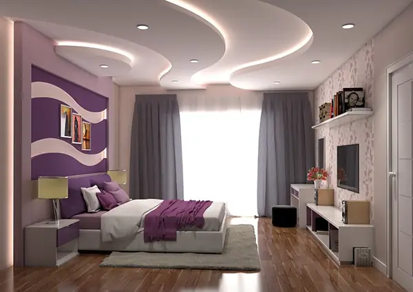 Làm thế nào để thiết kế trần phòng ngủ ấn tượng và hiện đại?