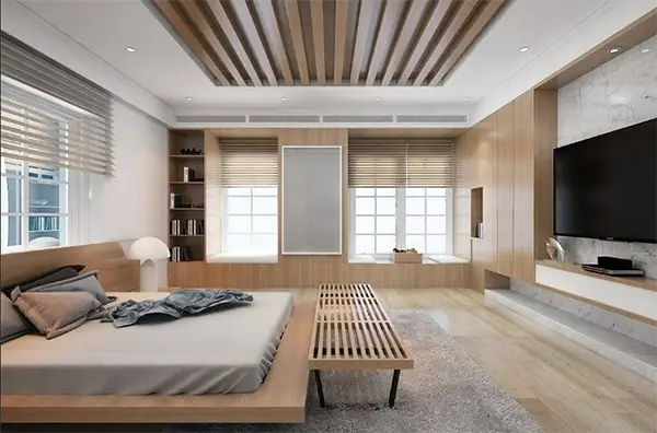 Làm thế nào để thiết kế trần phòng ngủ ấn tượng và hiện đại?