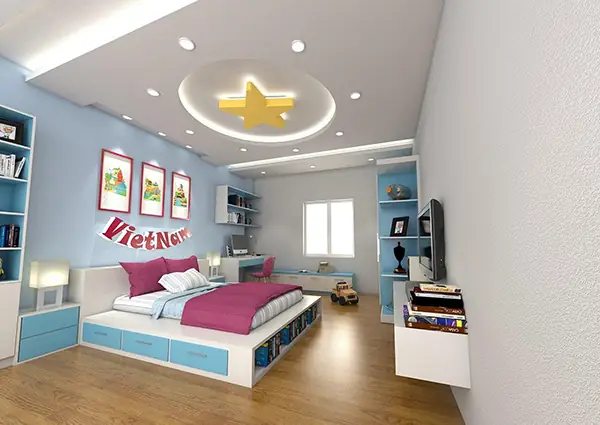 Làm thế nào để thiết kế trần phòng ngủ ấn tượng và hiện đại?