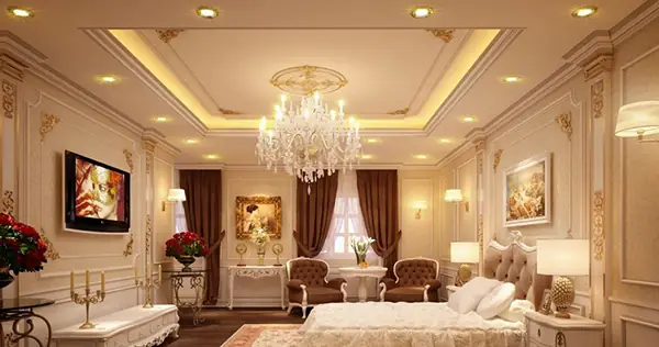 Làm thế nào để thiết kế trần phòng ngủ ấn tượng và hiện đại?