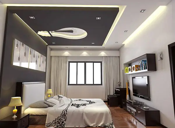 Làm thế nào để thiết kế trần phòng ngủ ấn tượng và hiện đại?