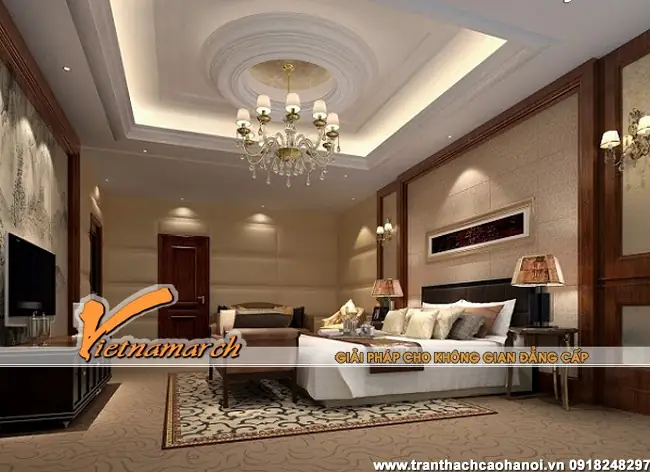 Thiết Kế Trần Thạch Cao Cổ Điển Phòng Ngủ Đẹp: Cẩm Nang Toàn Diện