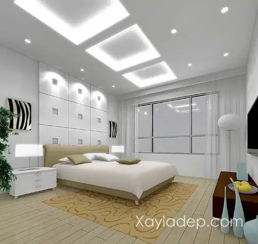 Cập Nhật Mẫu Trần Thạch Cao Phòng Ngủ 2018 & Gợi Ý Thiết Kế