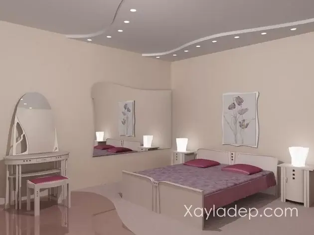 Cập Nhật Mẫu Trần Thạch Cao Phòng Ngủ 2018 & Gợi Ý Thiết Kế