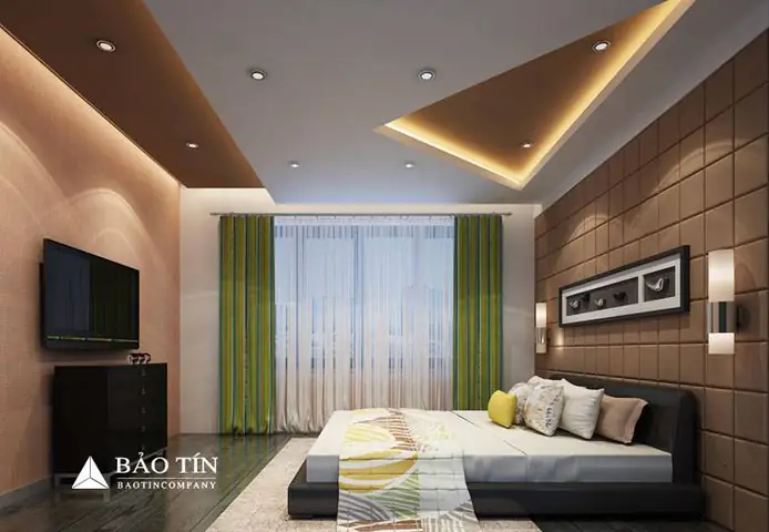Hình ảnh trần thạch cao phòng ngủ đẹp ấn tượng 2018