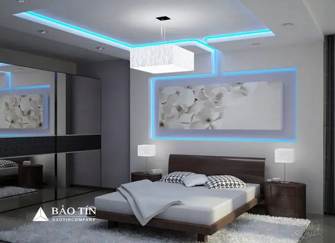 Hình ảnh trần thạch cao phòng ngủ đẹp ấn tượng 2018