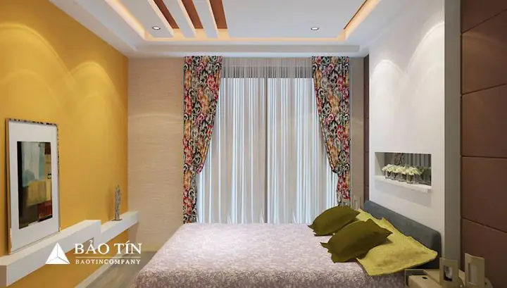 Hình ảnh trần thạch cao phòng ngủ đẹp ấn tượng 2018