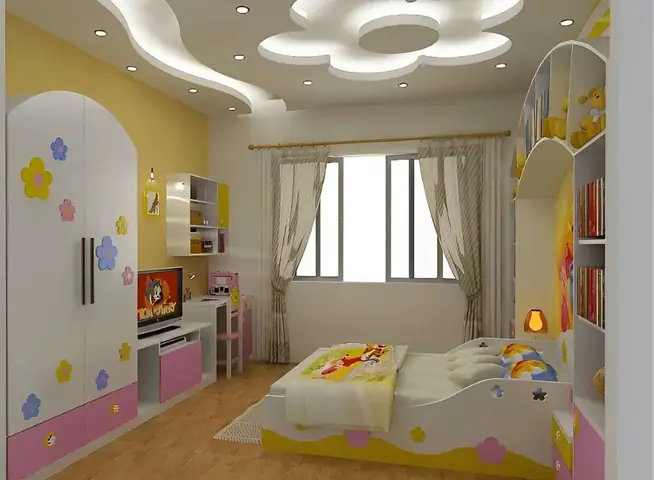trần thạch cao phòng ngủ nhỏ 10m2 trần thạch cao phòng ngủ nhỏ 10m2