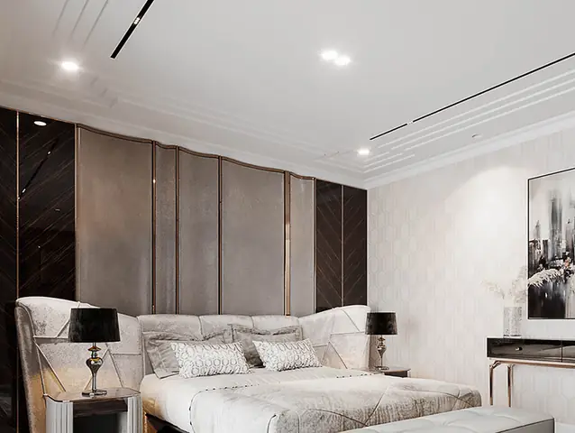 trần thạch cao phòng ngủ phẳng trần thạch cao phòng ngủ phẳng