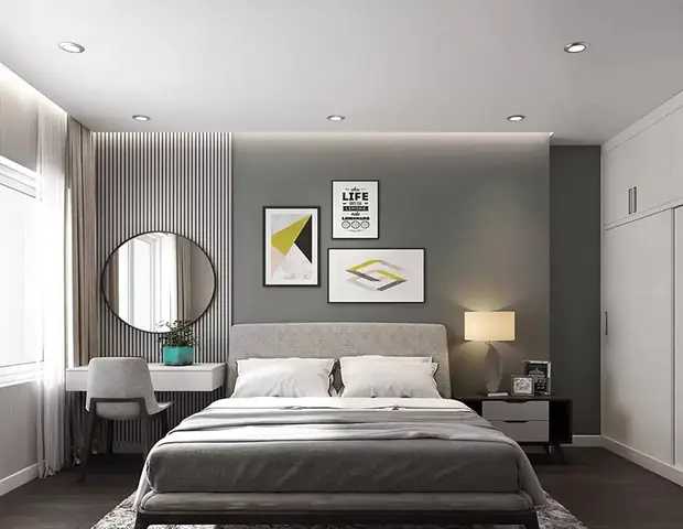 trần thạch cao phòng ngủ phẳng trần thạch cao phòng ngủ phẳng