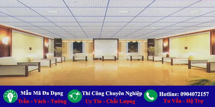 trần thạch cao thả phòng ngủ