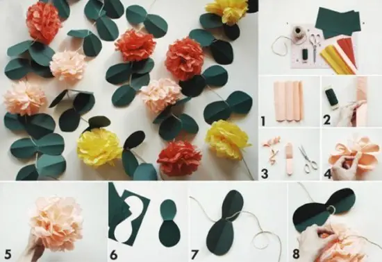 Trang trí hoa giấy ở phòng ngủ: Ý tưởng và mẹo thực hiện