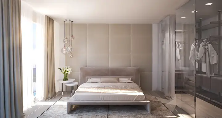 Thiết kế, trang trí mảng tường phòng ngủ độc đáo, hấp dẫn