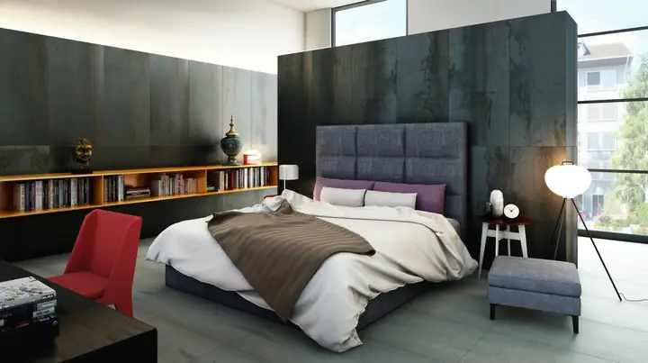 Thiết kế, trang trí mảng tường phòng ngủ độc đáo, hấp dẫn