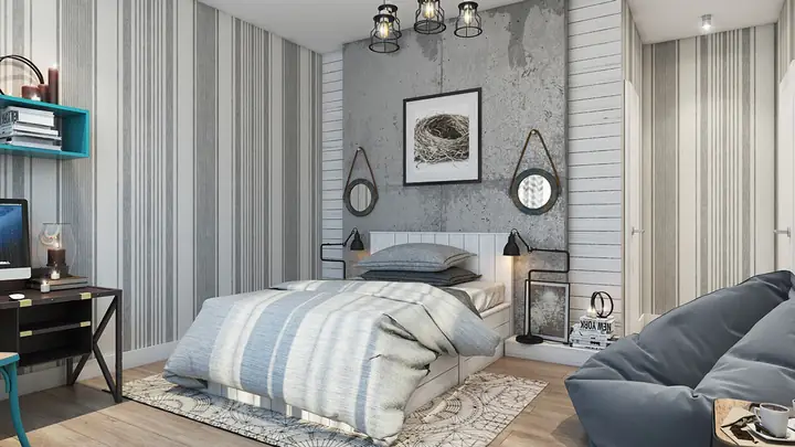 Thiết kế, trang trí mảng tường phòng ngủ độc đáo, sang trọng, hấp dẫn