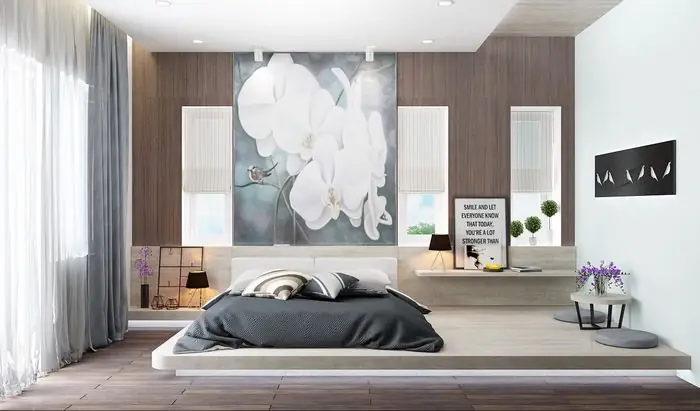 Trang trí phòng ngủ giường bệt kiểu Nhật Trang trí phòng ngủ giường bệt kiểu Nhật