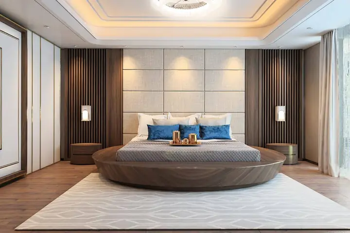 Trang trí phòng ngủ giường bệt gỗ tự nhiên Trang trí phòng ngủ giường bệt gỗ tự nhiên
