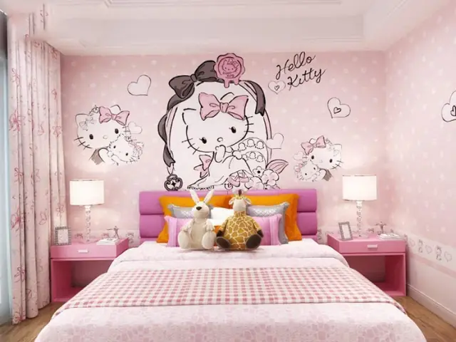 Hướng Dẫn Trang Trí Phòng Ngủ Kitty Chuẩn Đẹp, Độc Đáo Cho Bé Gái