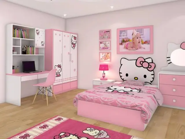 Hướng Dẫn Trang Trí Phòng Ngủ Kitty Chuẩn Đẹp, Độc Đáo Cho Bé Gái