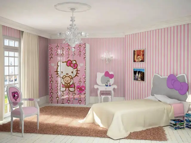Hướng Dẫn Trang Trí Phòng Ngủ Kitty Chuẩn Đẹp, Độc Đáo Cho Bé Gái