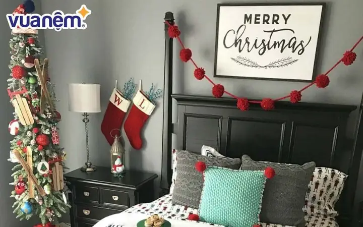 trang trí phòng ngủ noel trang trí phòng ngủ noel