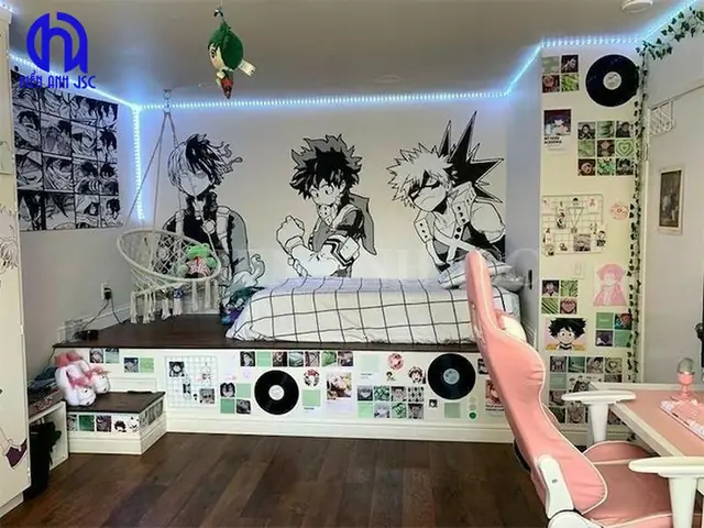 Hướng dẫn trang trí phòng ngủ Otaku độc đáo và tiện nghi