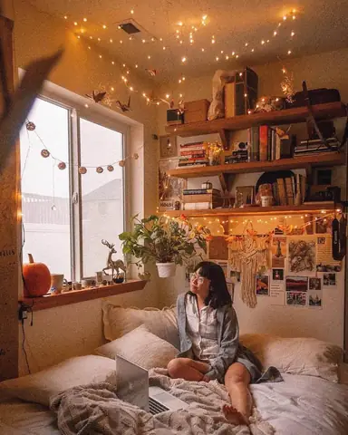 trang trí phòng ngủ retro