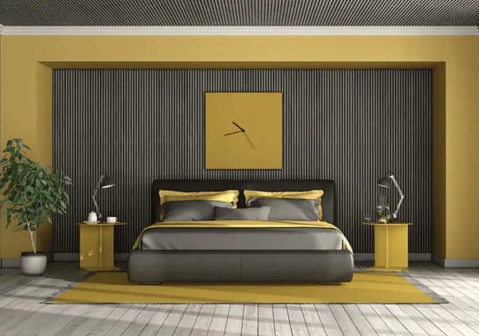 Trang trí phòng ngủ vàng: Hướng dẫn chi tiết tạo không gian ấn tượng Trang trí phòng ngủ vàng: Hướng dẫn chi tiết tạo không gian ấn tượng