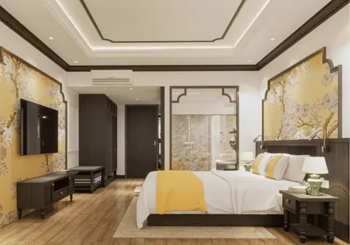 Trang trí phòng ngủ vàng: Hướng dẫn chi tiết tạo không gian ấn tượng Trang trí phòng ngủ vàng: Hướng dẫn chi tiết tạo không gian ấn tượng