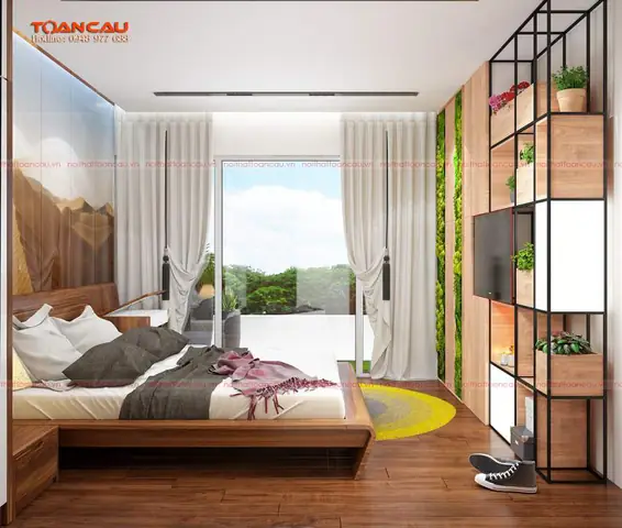 Cách trang trí phòng ngủ hình vuông đơn giản mà đẹp với những kiểu dáng giường độc đáo Cách trang trí phòng ngủ hình vuông đơn giản mà đẹp với những kiểu dáng giường độc đáo