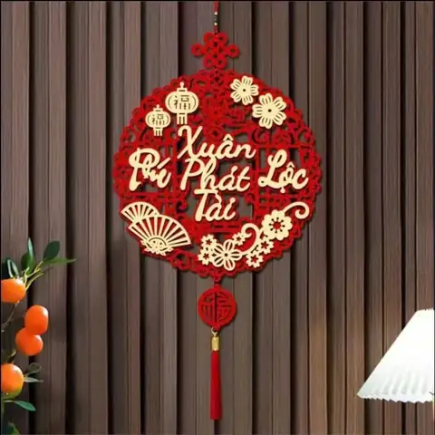 Treo dây lộc Tết để thu hút may mắn Treo dây lộc Tết để thu hút may mắn