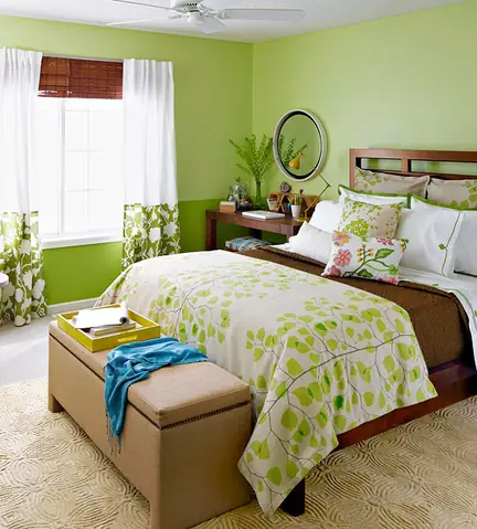 Hướng dẫn trang trí tường màu xanh phòng ngủ đẹp và thư thái