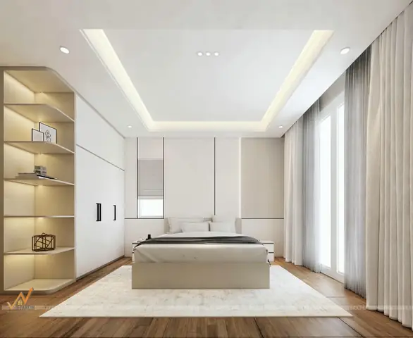 2.4. Gợi ý mẫu vách tường phòng ngủ Minimalism