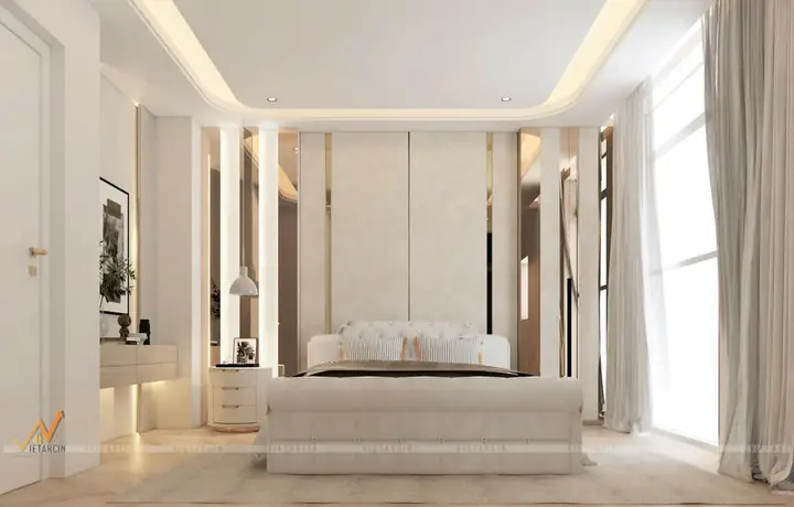 trang trí vách tường phòng ngủ