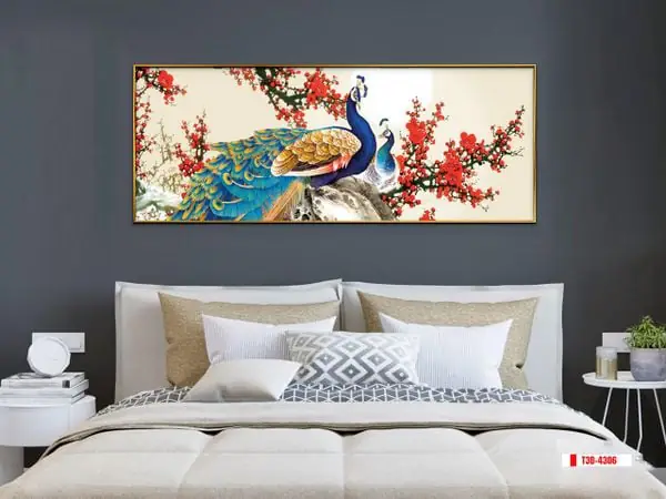 Ưu điểm Tranh chim công treo phòng ngủ