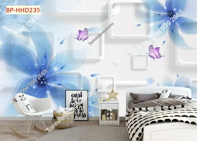 Tranh Dán Tường 5D Phòng Ngủ: Hướng Dẫn Chọn Và Trang Trí Hoàn Hảo