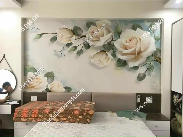 Tranh Dán Tường 5D Phòng Ngủ: Hướng Dẫn Chọn Và Trang Trí Hoàn Hảo