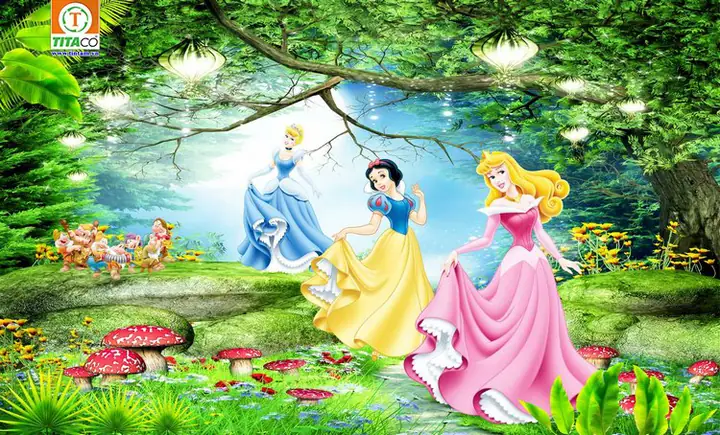 Tranh vải dán tường trẻ em, cho bé Tranh vải dán tường trẻ em, cho bé