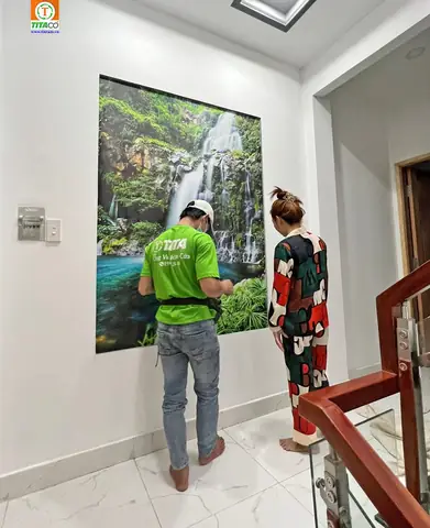 Địa chỉ Thi Công Tranh vải dán tường Tận Tâm? Địa chỉ Thi Công Tranh vải dán tường Tận Tâm?