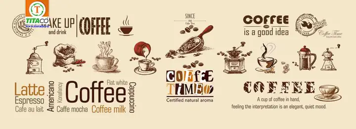 Mẫu Tranh vải dán tường 3d quán cafe, trà sữa Mẫu Tranh vải dán tường 3d quán cafe, trà sữa