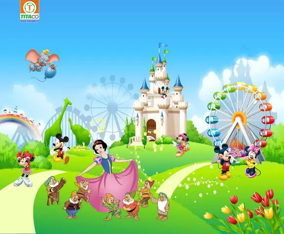 Tranh vải dán tường trẻ em, cho bé Tranh vải dán tường trẻ em, cho bé