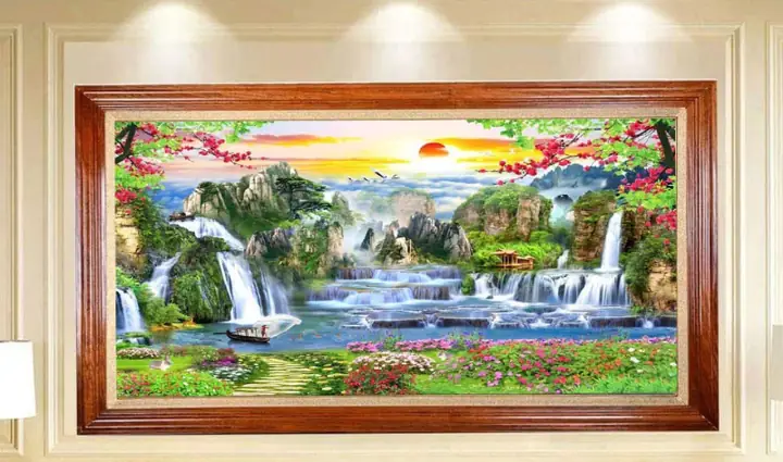 Tranh Dính Đá Cho Phòng Ngủ: Hướng Dẫn Chọn Đẹp & Phong Thủy