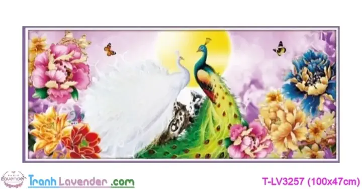 tranh đính đá treo phòng ngủ