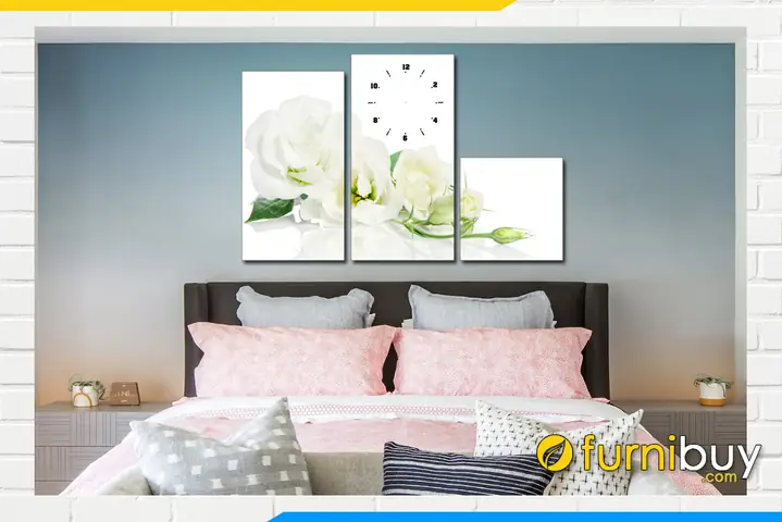 Phần 1: Các mẫu tranh bông hoa hồng hiện đại đẹp lãng mạn ngọt ngào!