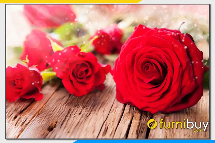 Phần 5: Các mẫu tranh hoa hồng treo tường phòng ngủ gợi ý thêm cho quý vị làm theo yêu cầu: